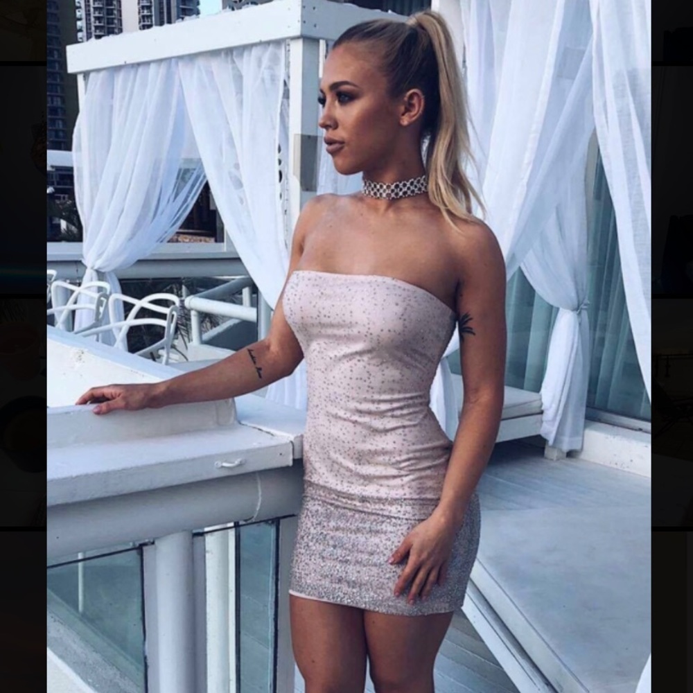 In The Style x Tammy Hembrow Mini Sparkly Dress